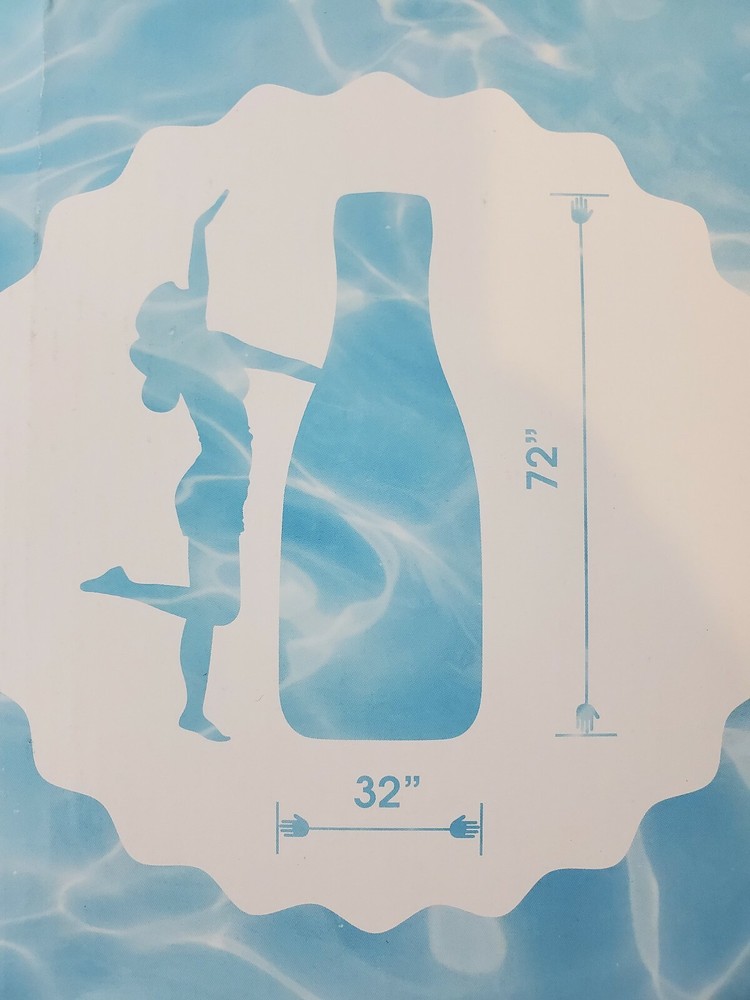 Wine2Go - Rosé All Day - Pool Float - 72" x 32"