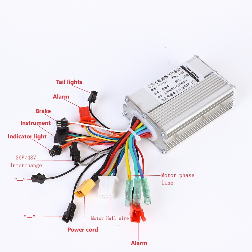 Electric Scooter LCD Display Accelerator Throttle Brushless Motor Controller Set