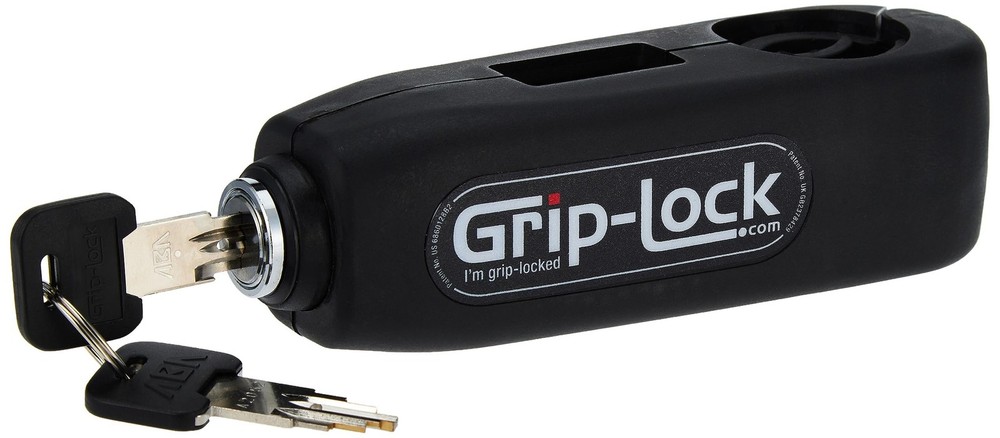 GLBlack Black Motorcycle and Scooter Handlebar Security Lock