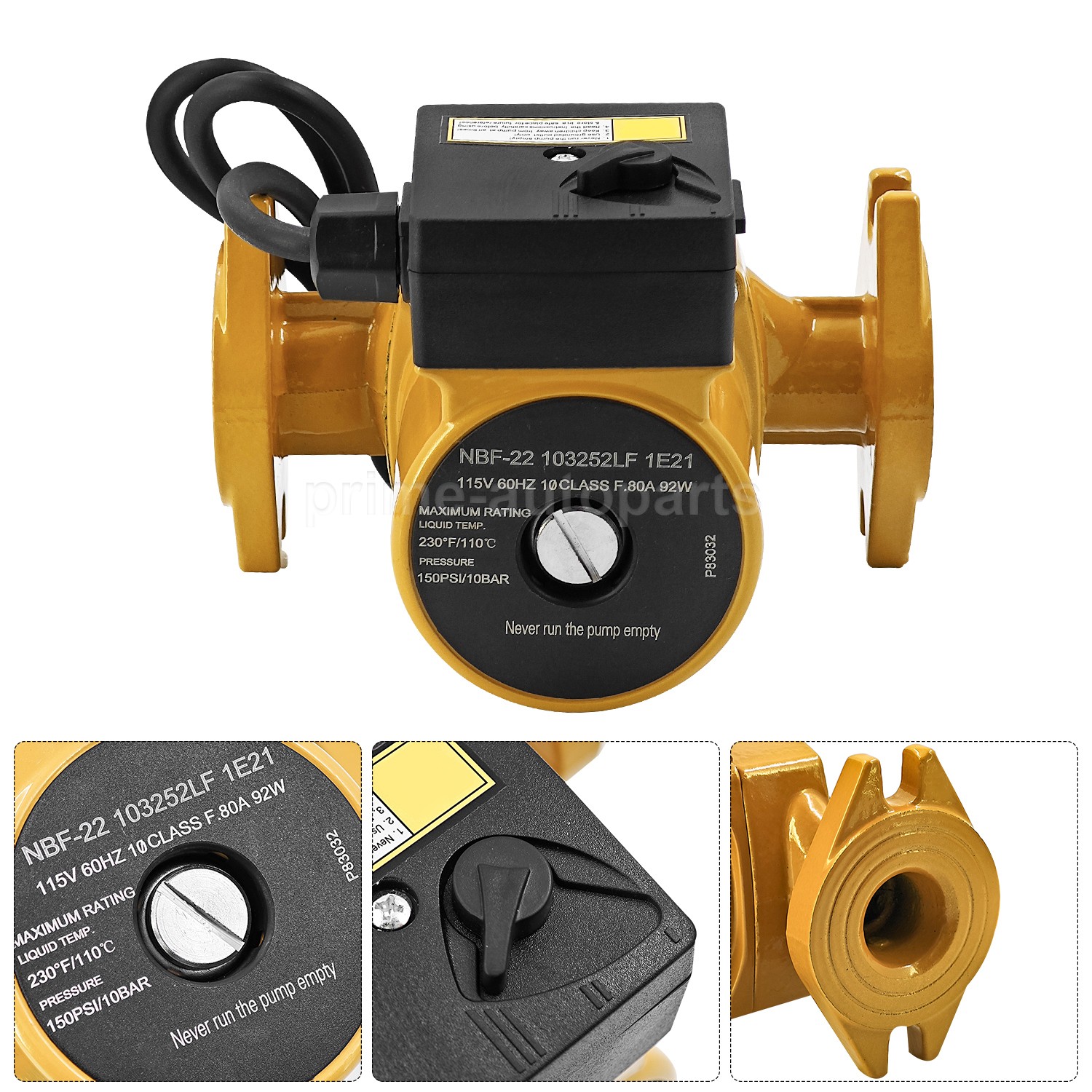 For Bell & Gossett 103252 Model Nbf-22 Lead-Free Wet Rotor Circulator Pump NEW