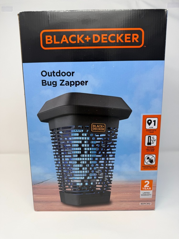 BLACK+DECKER Bug Zapper, Electric UV Insect Catcher & Killer