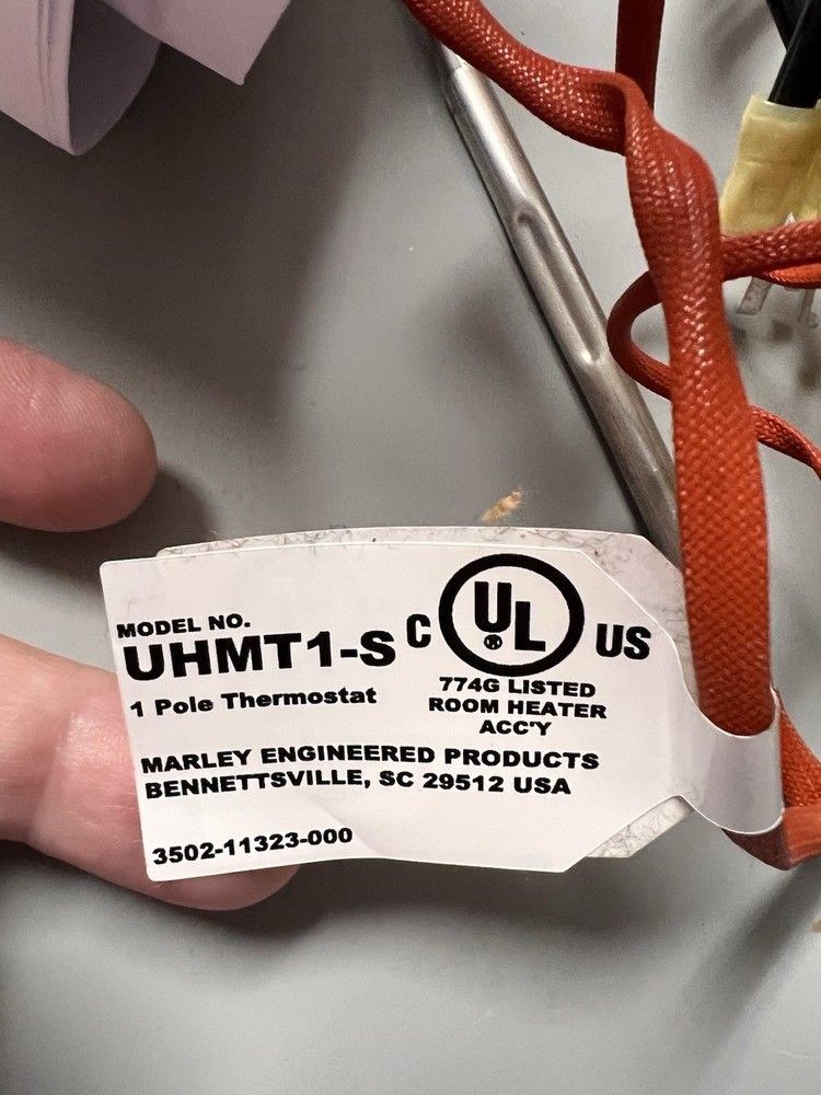 Marley UHMT1-S single pole thermostat