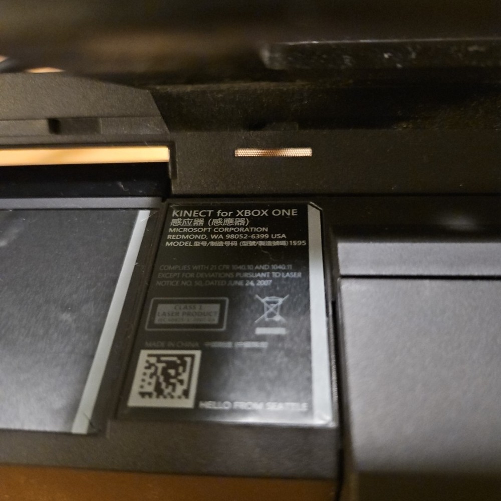 Microsoft Xbox One Kinect Camera Motion Sensor Bar Black Model 1595