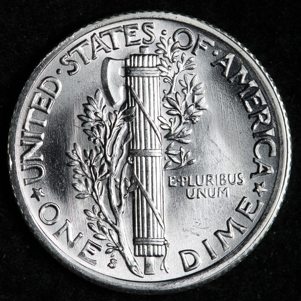 1940-S Mercury Silver Dime RAZOR SHARP BU *UNCIRCULATED* MS BLAZER E266 GYCA
