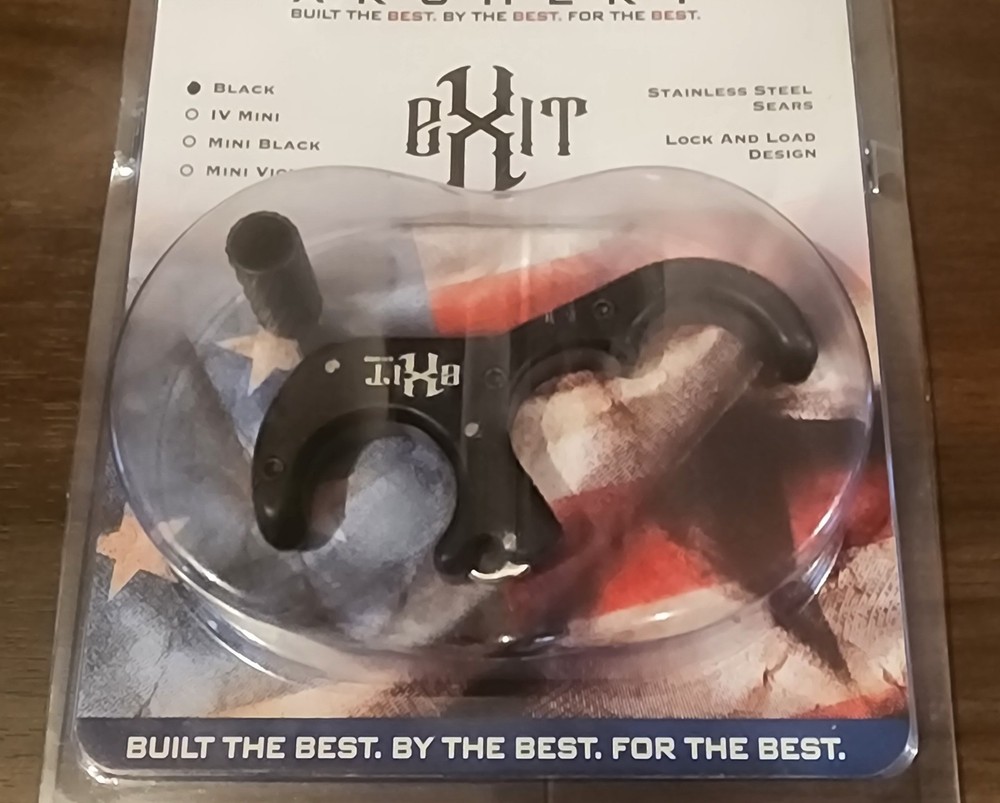 B3 Archery Exit 3 Finger Thumb Release Black