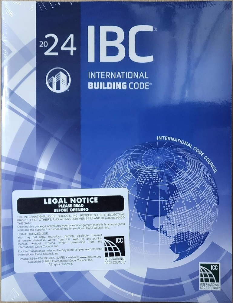 International Building Code 2024 IBC 1st Ed ICC NEW Paperback