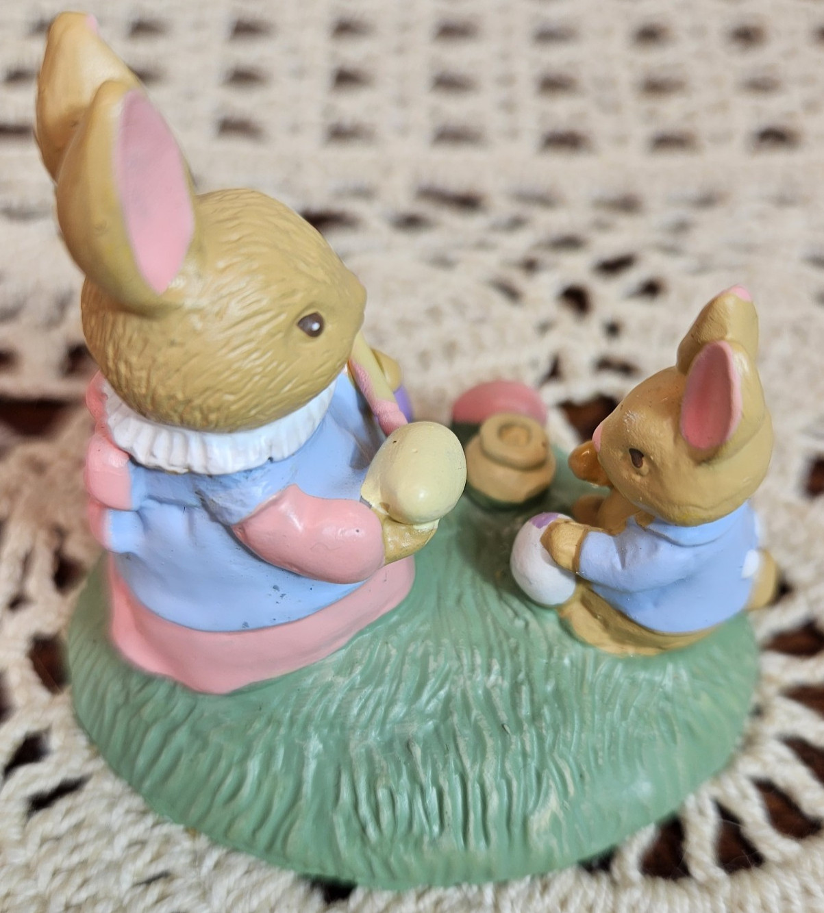 Set of 3 Avon Forest Friends Collection Bunny Rabbits Figurines Easter Spring