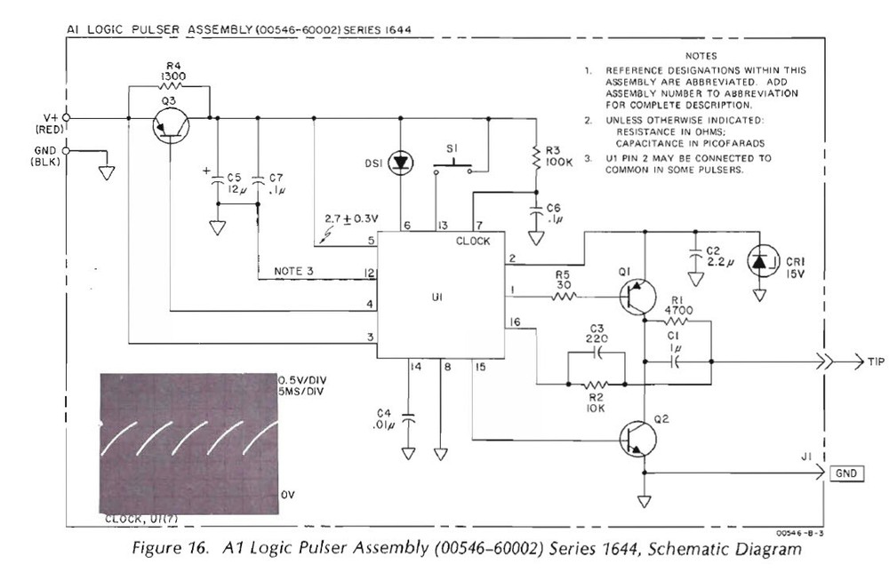 Hewlett Packard HP 546A logic pulser Gen. 3