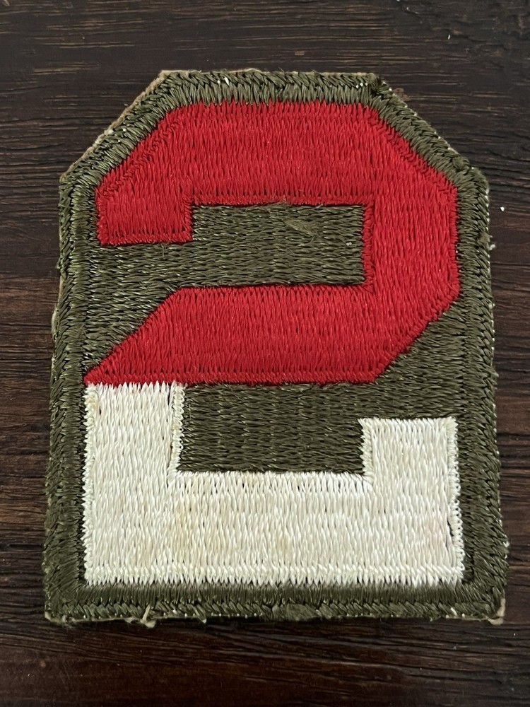 ORIGINAL PERIOD WWII WW2 US 2ND ARMY PATCH FE CE