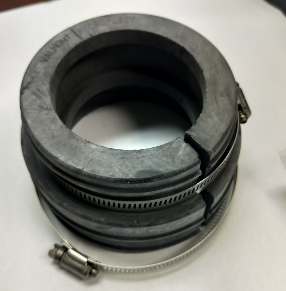 4" Boot assembly with solid cushion