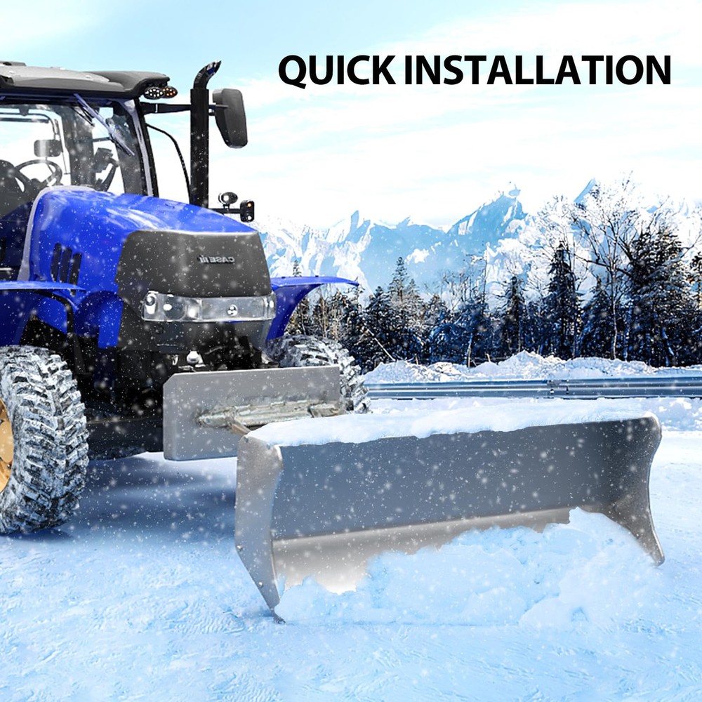 1/4" Quick Attachment Mini Skid Steer Mount Plate Adapter Loader