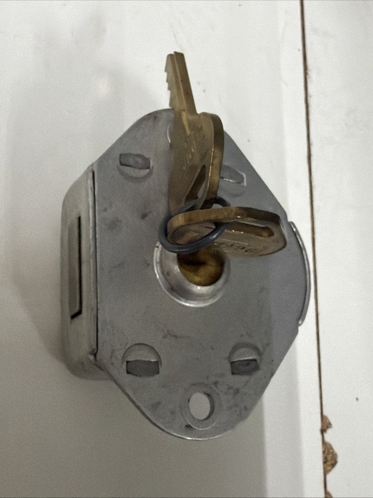 Master Lock 1710 Built-In Locker Lock, Key Type Different, Mounting Hole Dia.