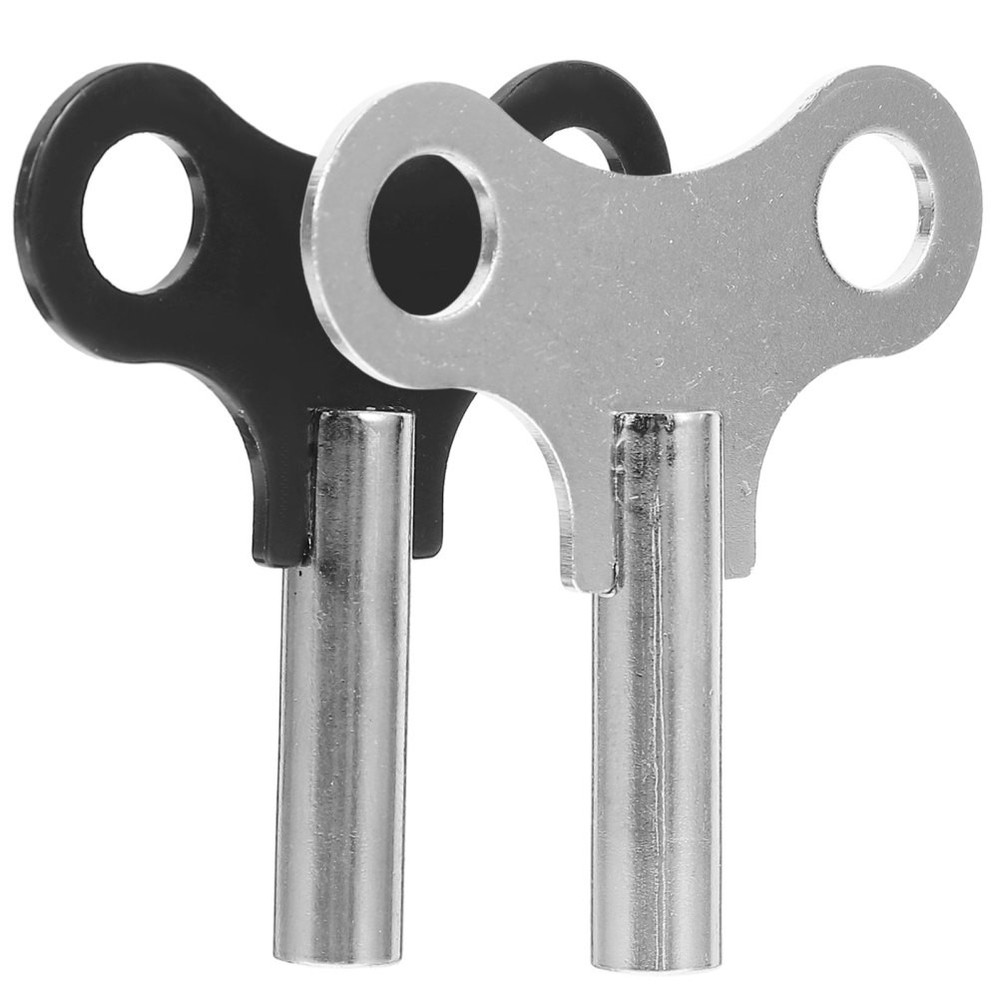 2 Pcs Practical Clock Keys Sturdy Winders Convenient Tools for Floor Clock