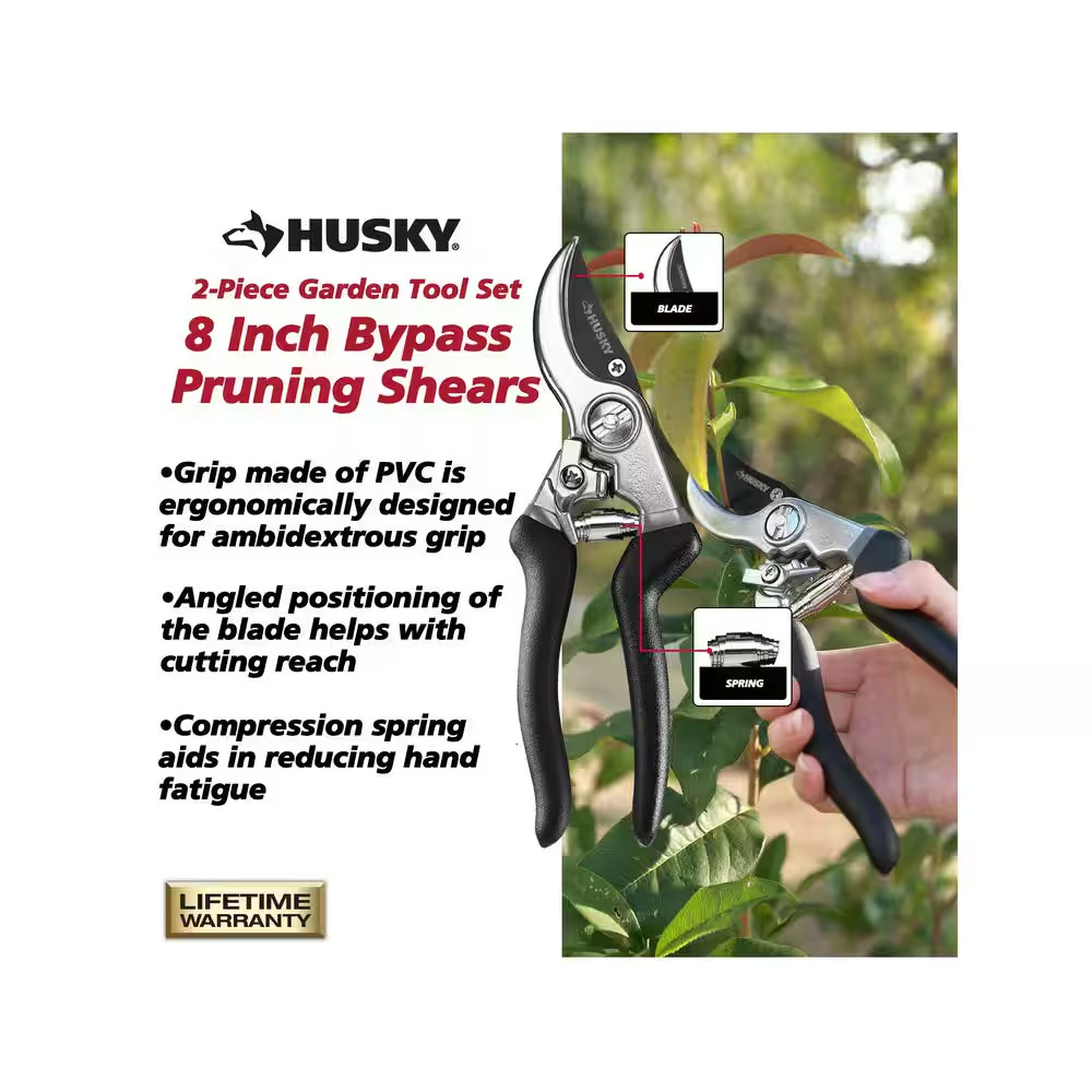 2-Piece Garden Tool Set (Lopper and Pruning Shears)