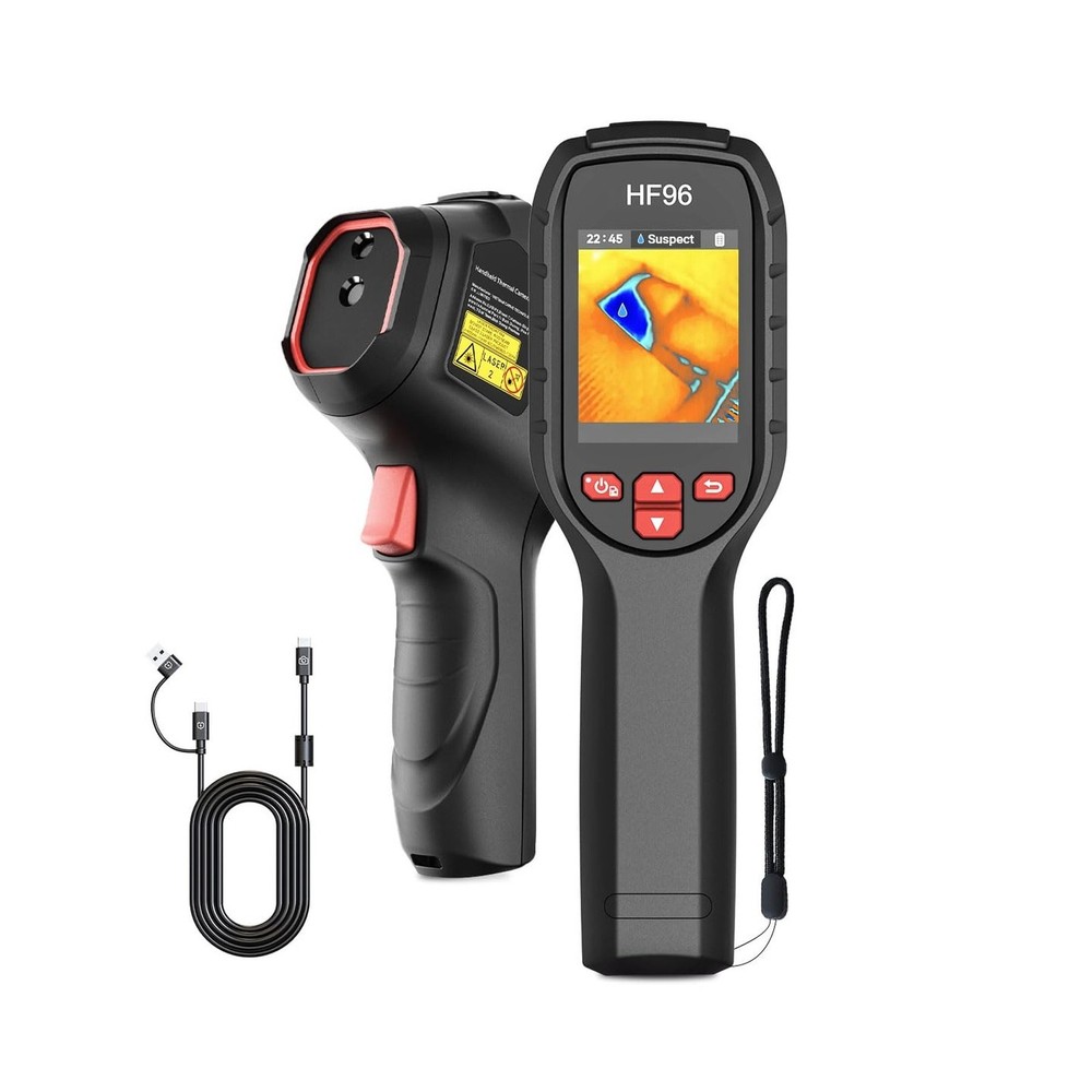 HF96 Thermal Camera with Laser Pointer, Intelligent Scene Detection, Super Re...
