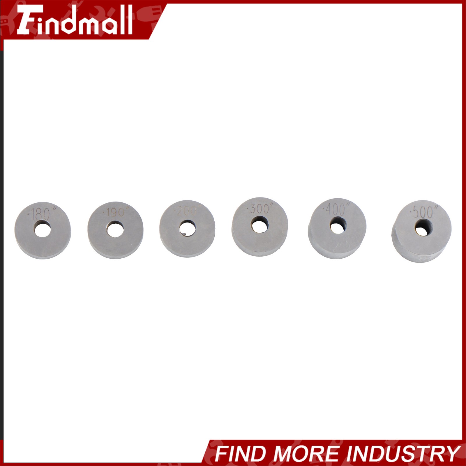 Findmall 0.050" to 1" 36 PCS Steel Round Space Gage Block Hardened Set