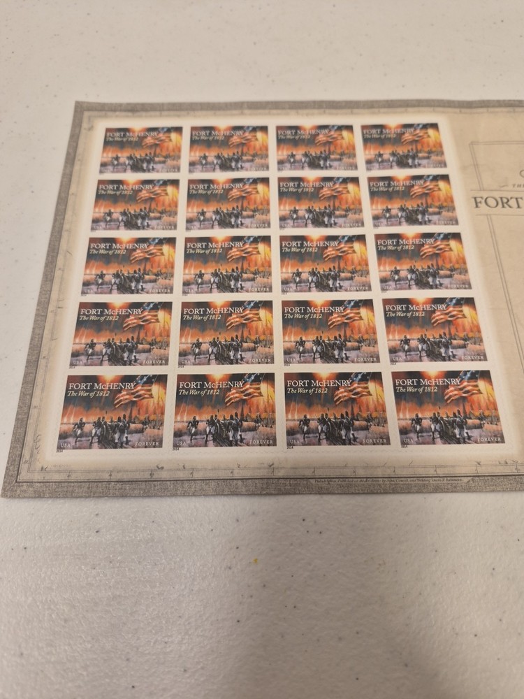 #4921 FORT McHENRY. FOREVER MINT SHEET.