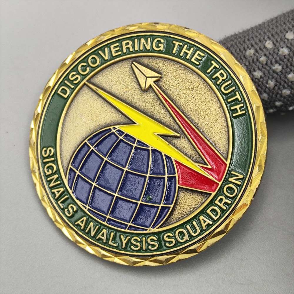 Signals Analysis Squadron Commander Challenge Coin