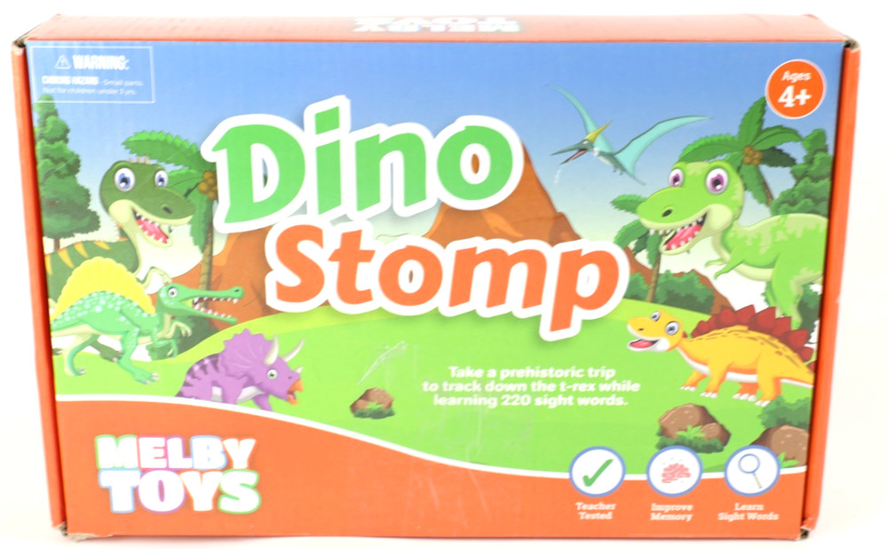 Dino Stomp Learning Sight Words Game