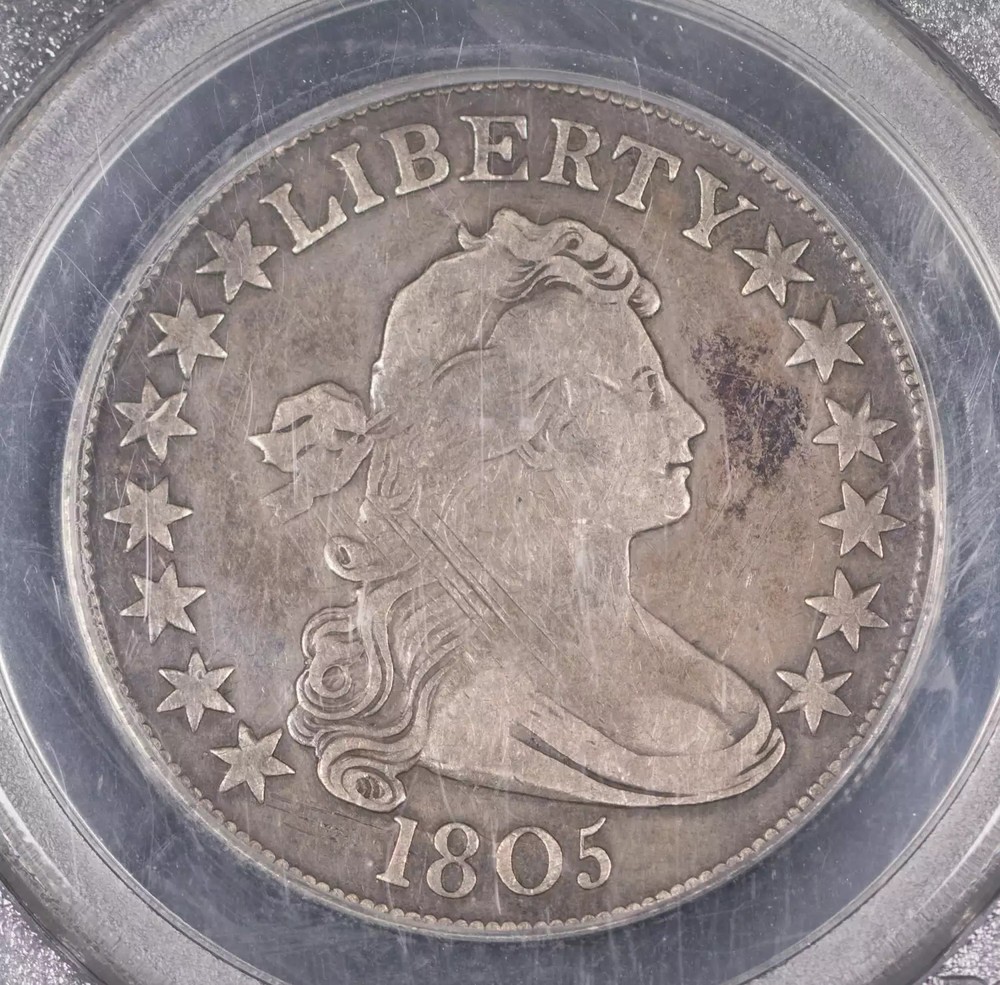 1805 P Half Dollars Draped Bust PCGS VF-30