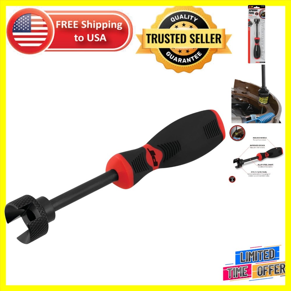 Compact Brake Spring Compressor with Improved Grip Design - Reliable Performance