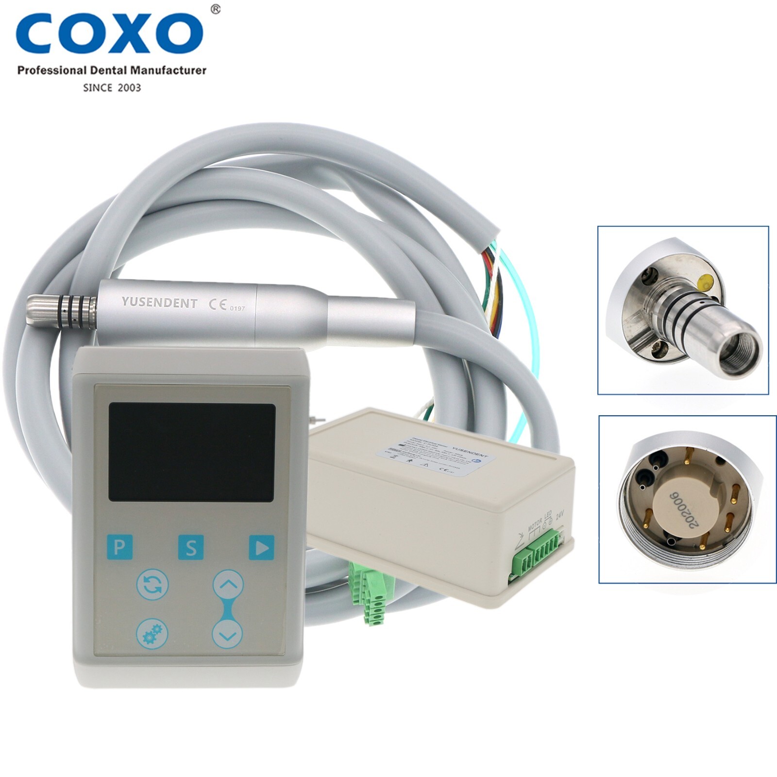 COXO Dental Electric Motor C PUMA INT+ LED Handpiece Brushless Built-in 1:5 NSK