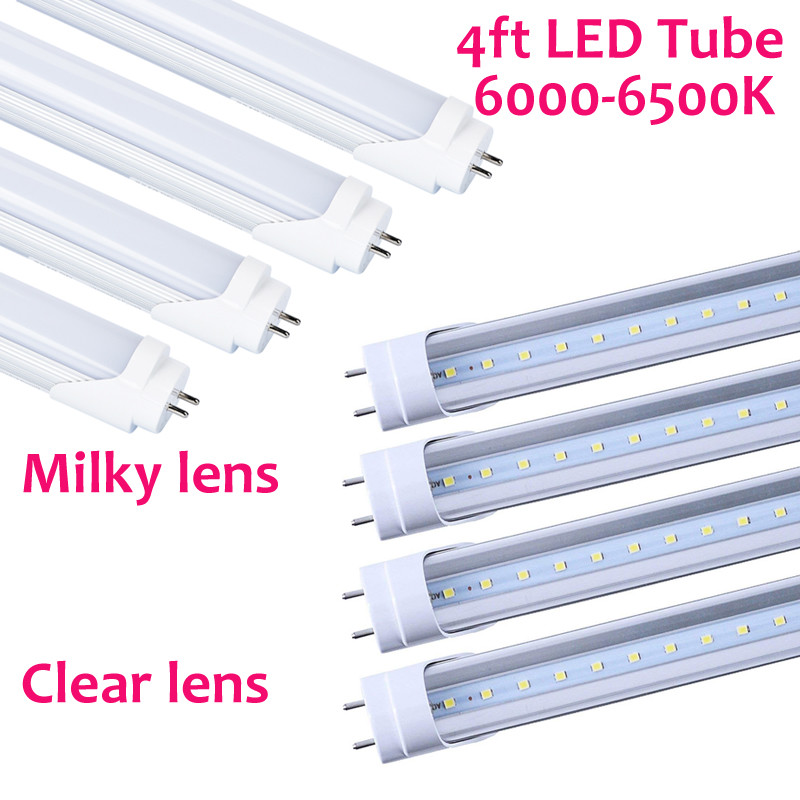10-100x T8 Led Tube 18W 4FT G13 LED Fluorescent Tube Light Bulb 6000K Cool White