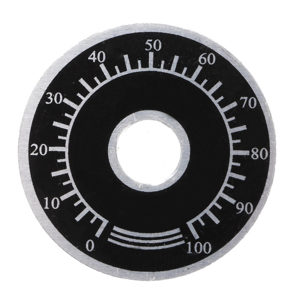 10x Rotary Potentiometer Knobs + Volume Amplifier Dial Hole 6mm Shaft