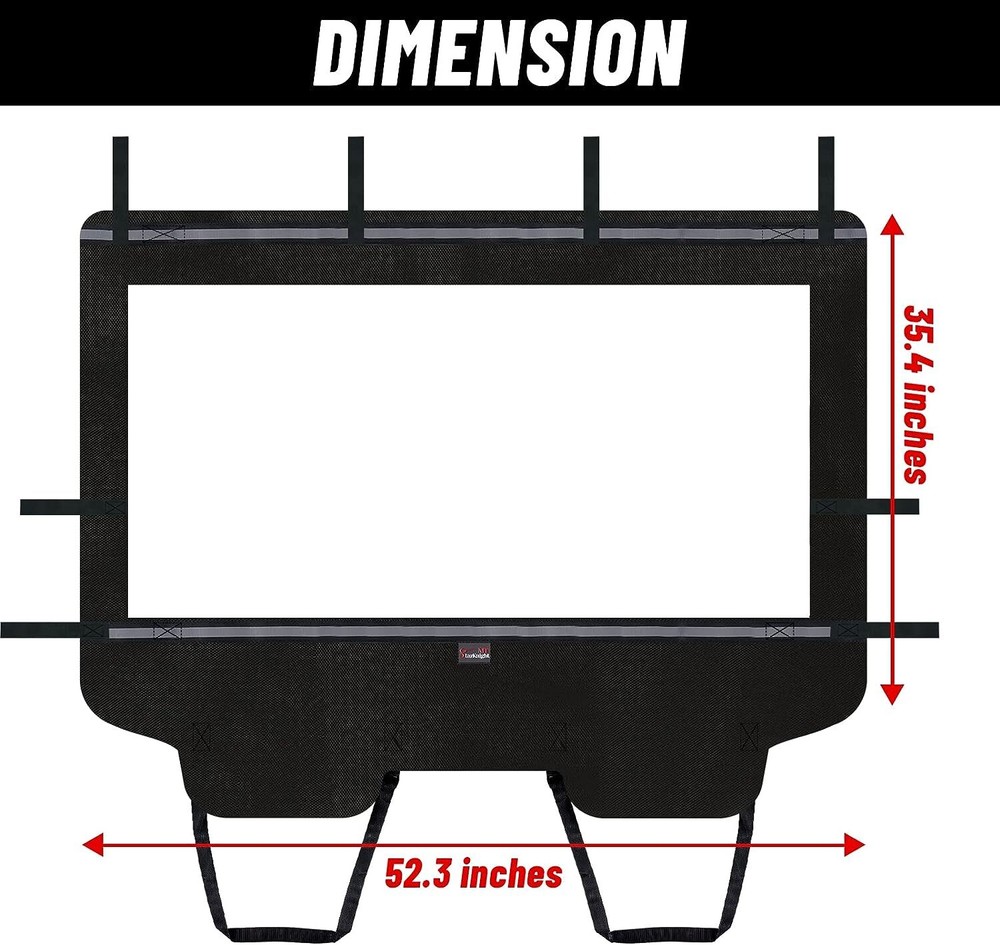 UTV Rear Window Windshield Back Windscreen for 2014-2023 Kawasaki TERYX4 800