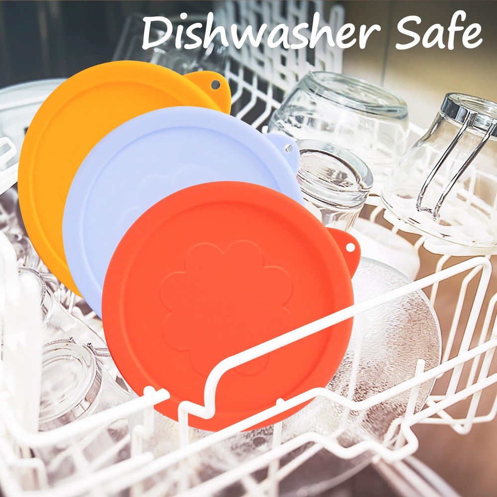 2 Cup Silicone Replacement Lids 8 Pack for Pyrex 7200-PC - Microwave
