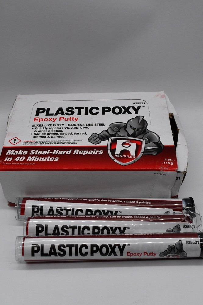 3-PACK Hercules Plastic Epoxy Putty 4 oz. #25531