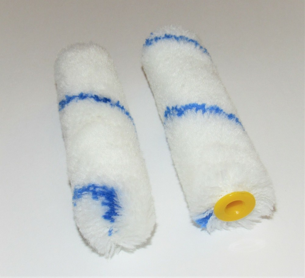 120 4" x 3/8" Thick Nap solvent Resistant Woven Mini Roller all paints & Epoxy