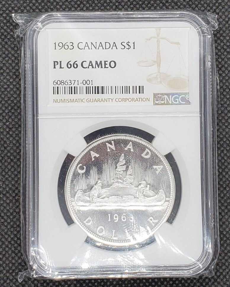 1963 Canada $1 | NGC PL66 CAMEO