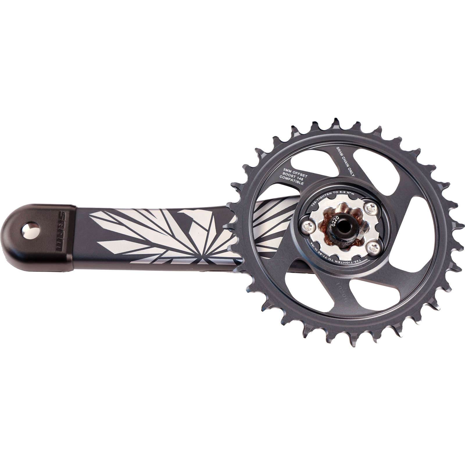 SRAM X01 Eagle Crankset / Boost 148 / DUB / 12-Speed / 55mm CL / 175mm /30T
