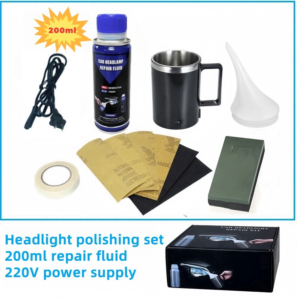 Car Repair Kit Headlight Restoration Liquid Polymer Chemical Polishing Tool US