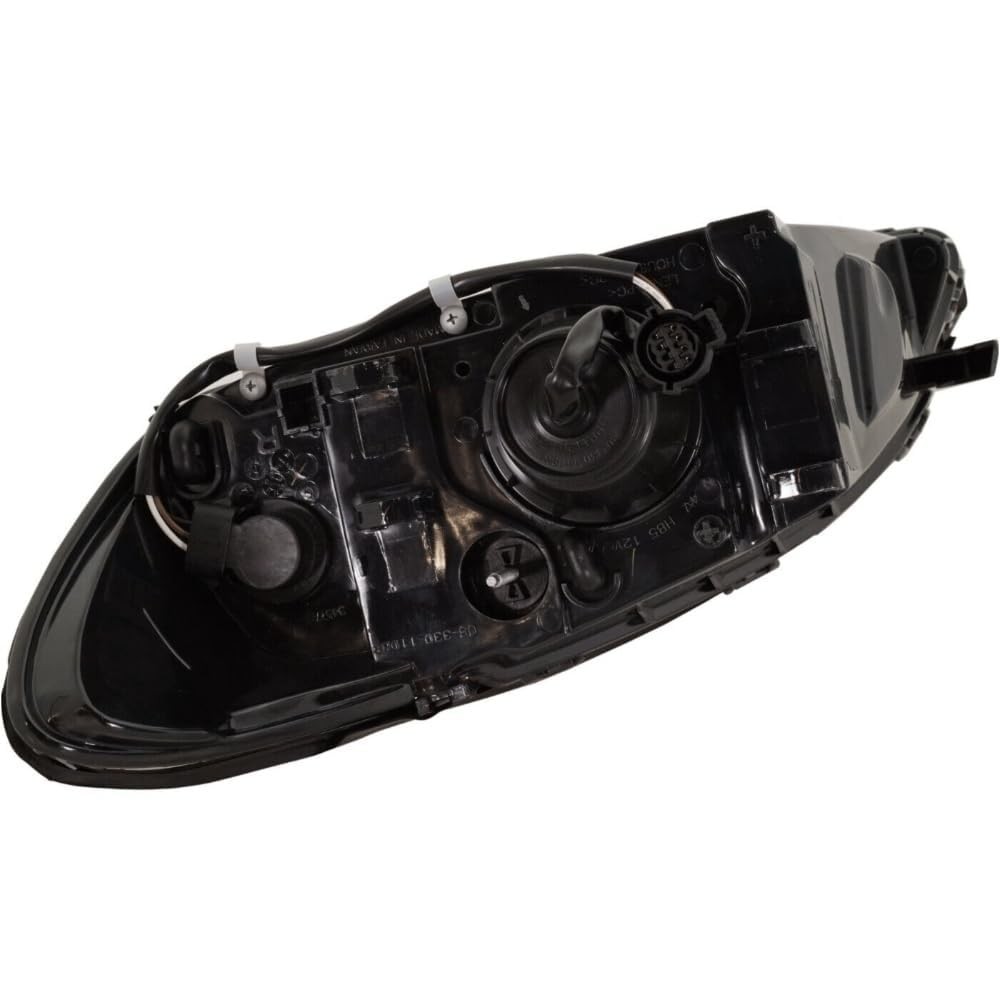 Right Headlight for Taurus 2000-2007 Clear Lens Chrome w Bulbs