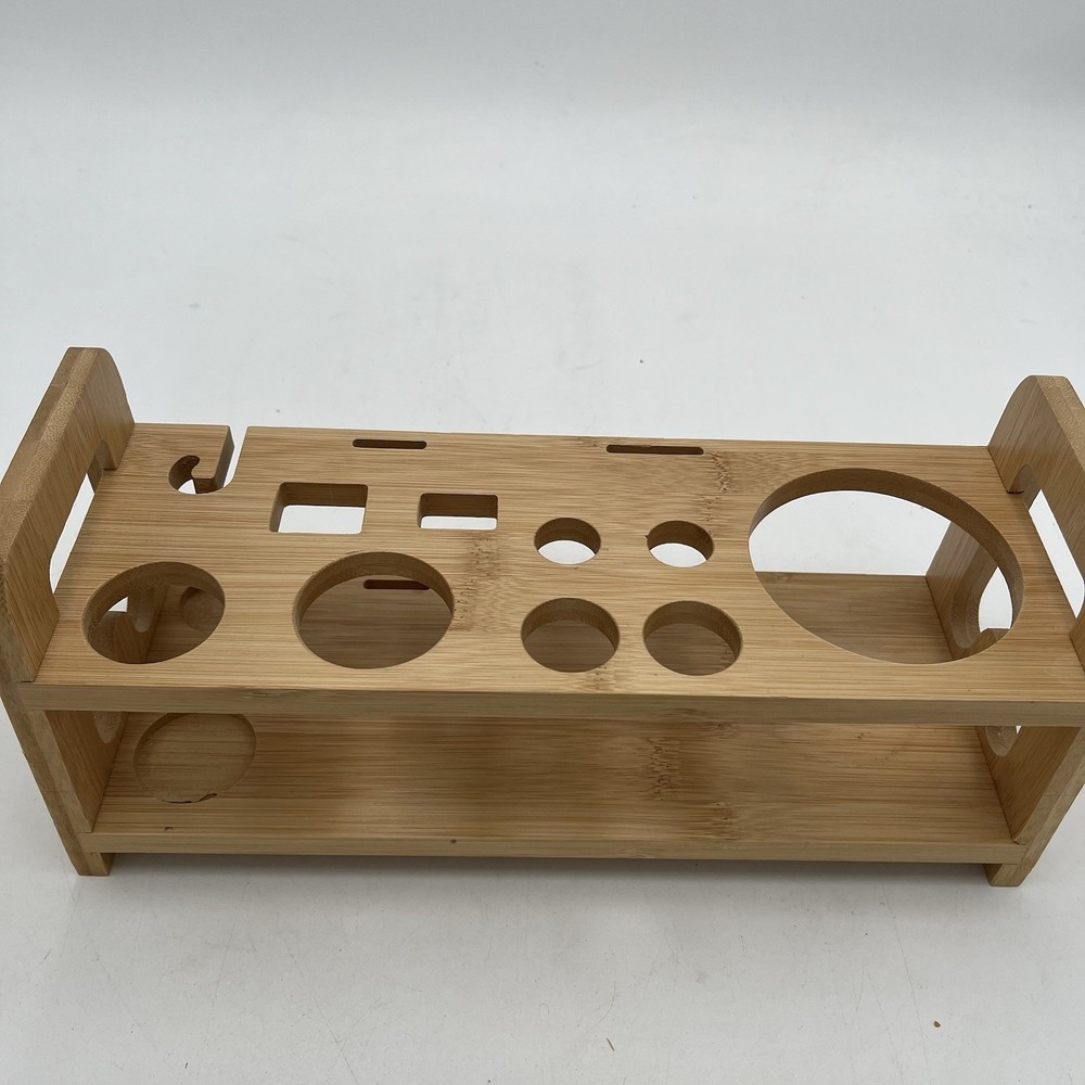 Bartender Kits Bamboo Storage Stand Bottle Rack Barware Drinkware Set Cocktail