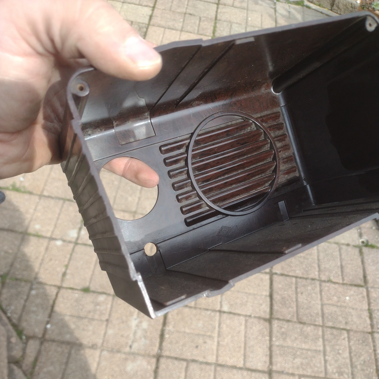 Antique 1930s Detrola Pee Wee Tube Radio Case.