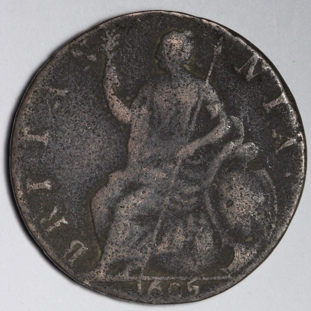 1695 Great Britain William III Farthing CHOICE E697 T