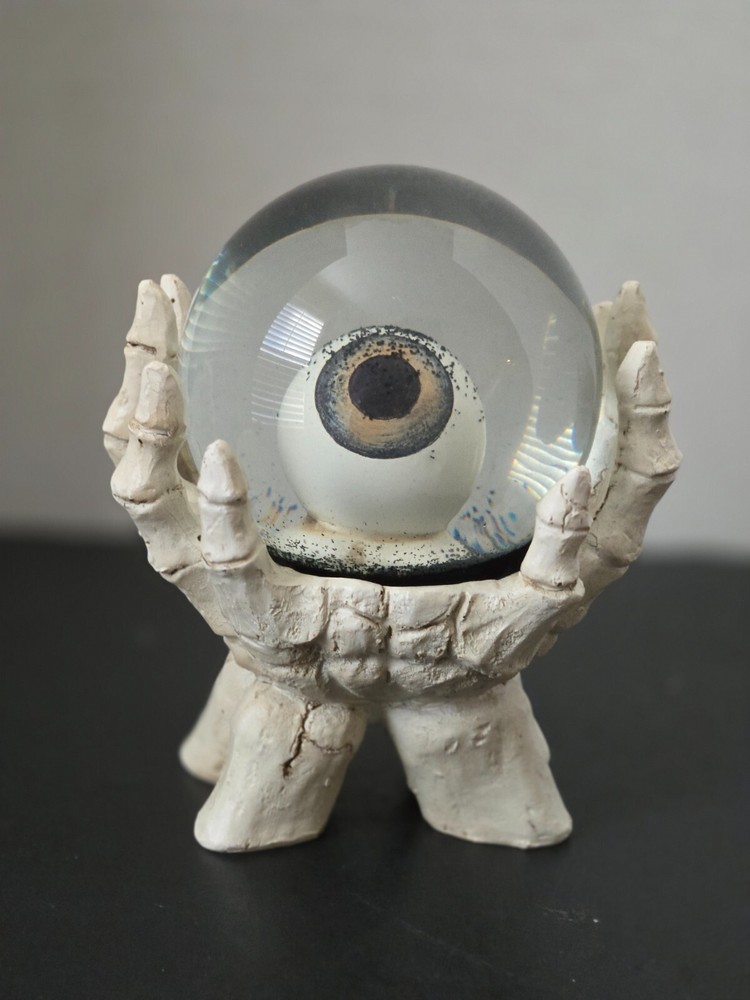 Martha Stewart Eyeball Water Snow Globe Halloween