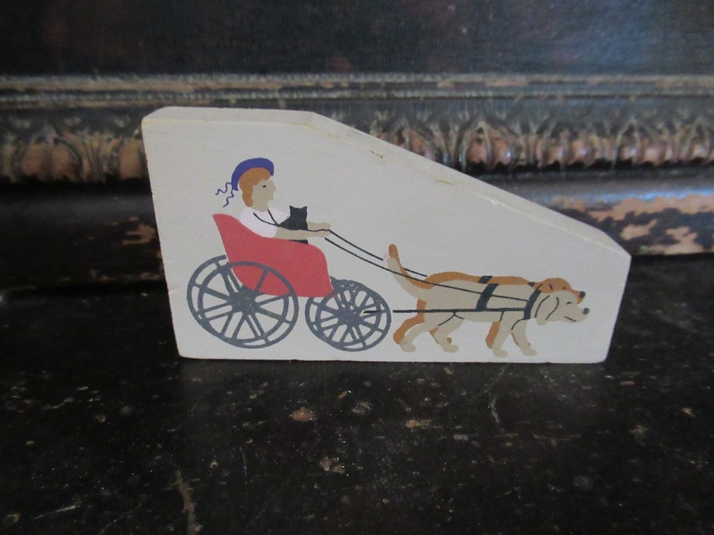Cat's Meow Dogs Pulling Wagon 1994