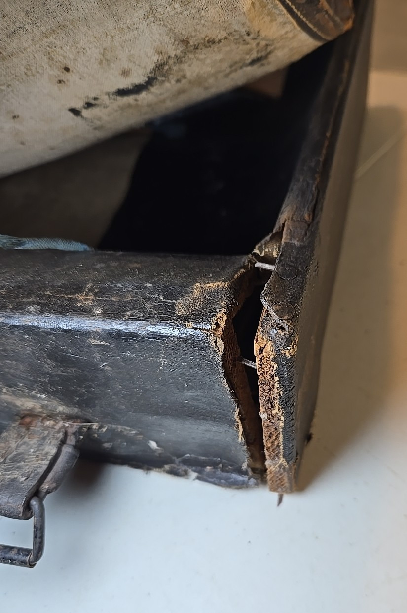 Civil War to Indian Wars Oil Cloth Box Haversack Backpack