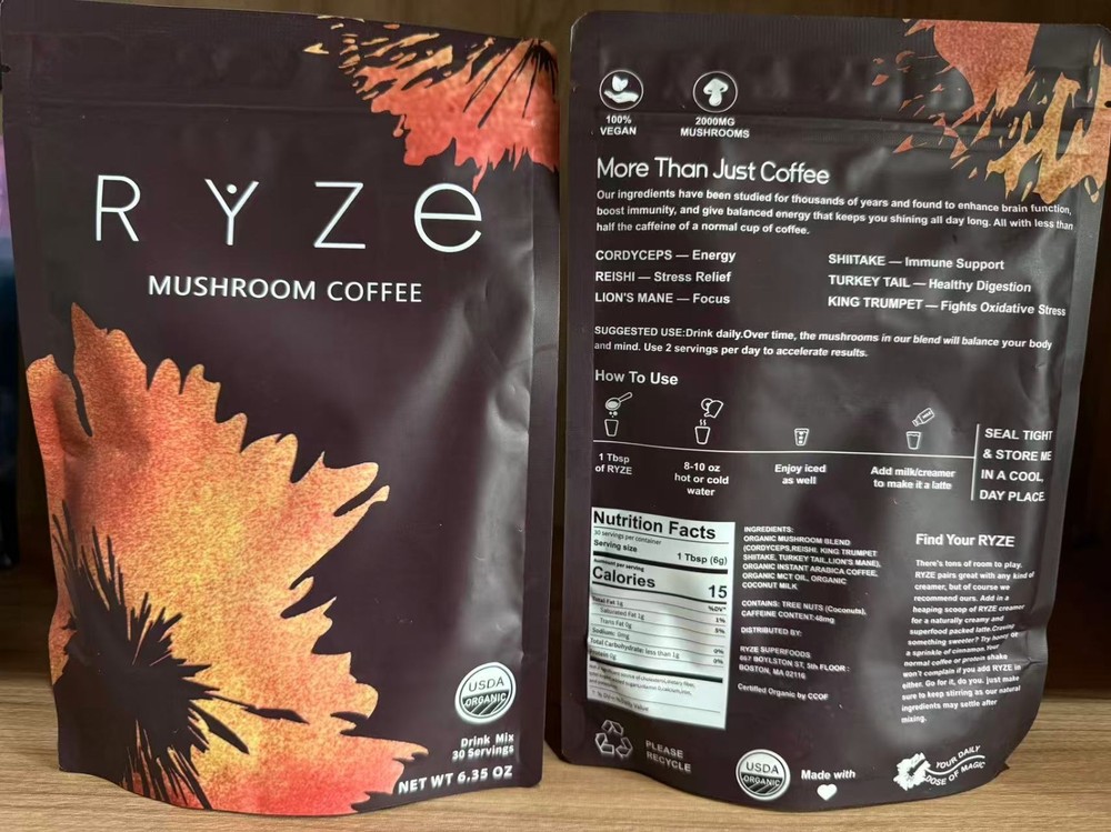 2 Pack Mushroom Coffee 100% Authentic FREE SHIPPING