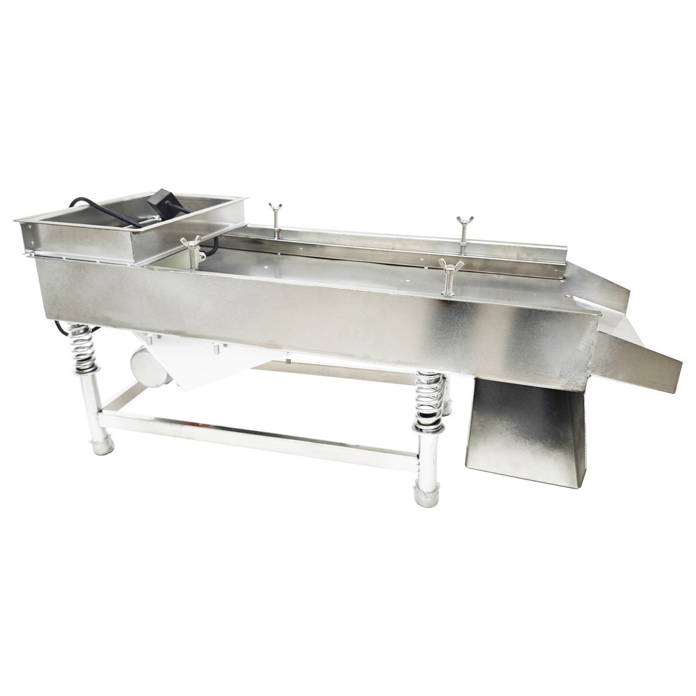 Stainless Straight Linear Screen Linear Vibrating Screen JG30-75 0.5mm Screen