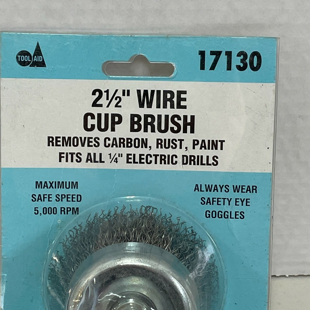 Tool Aid 17130 Wire Cup Brush 2-1/2"