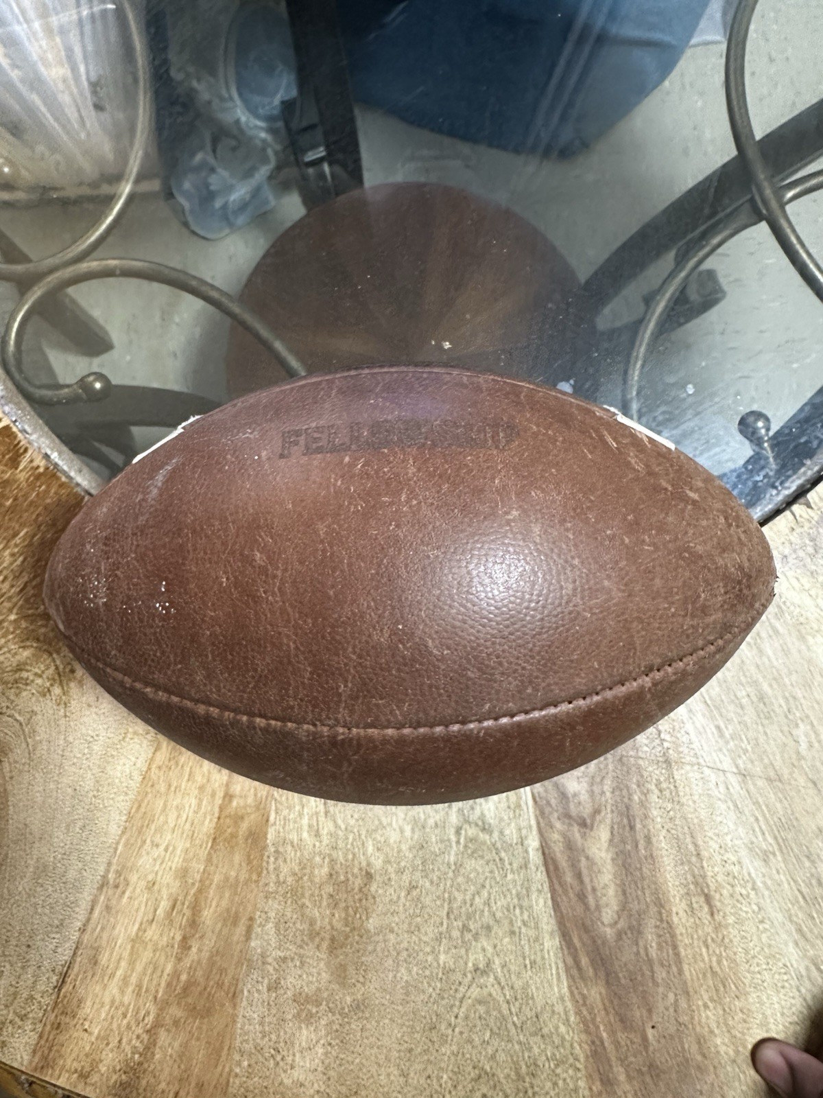 Wilson GST Leather Collegiate Football