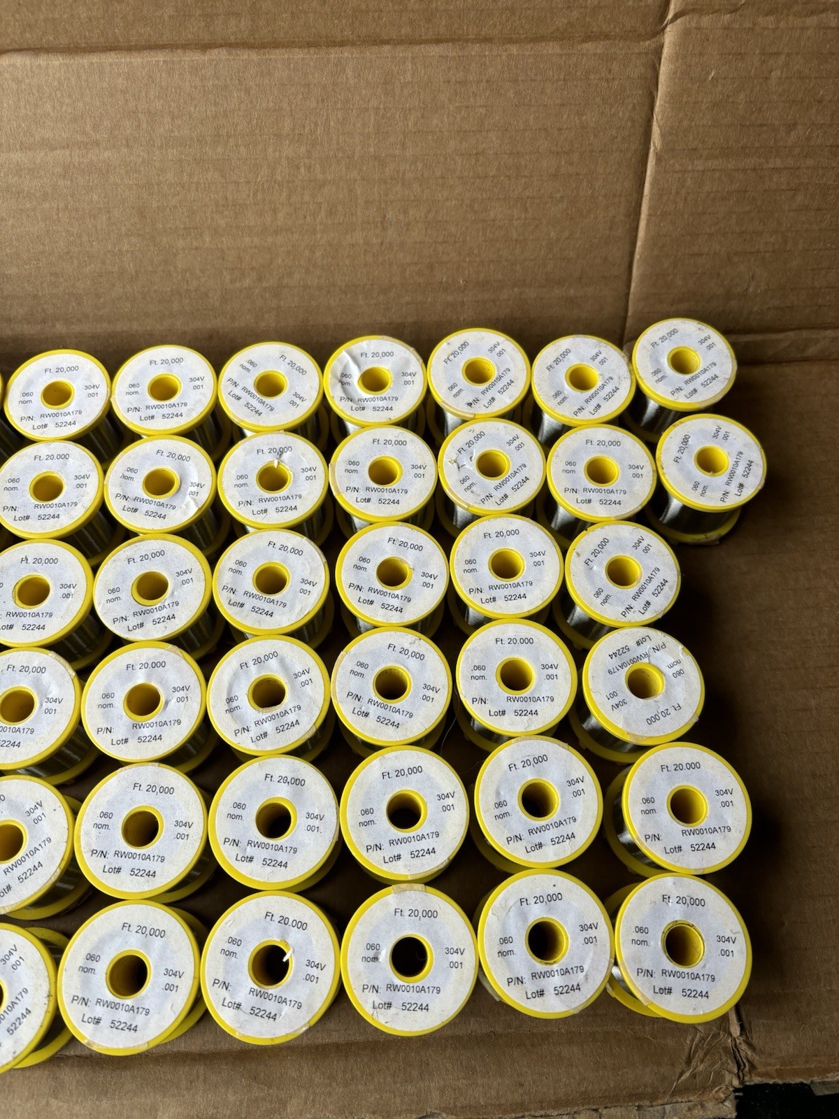 Ultra-Fine Stainless Steel Wire – RW0010A179 20,000 FT 304v -060 NOM -001 1 UNIT