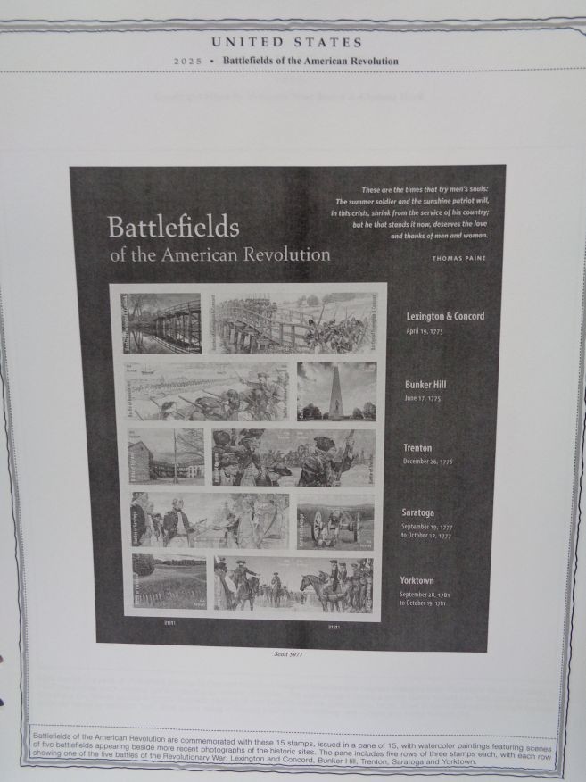 SCOTT US Minuteman 2025 stamp collection album pages supplement # 57 NEW Latest