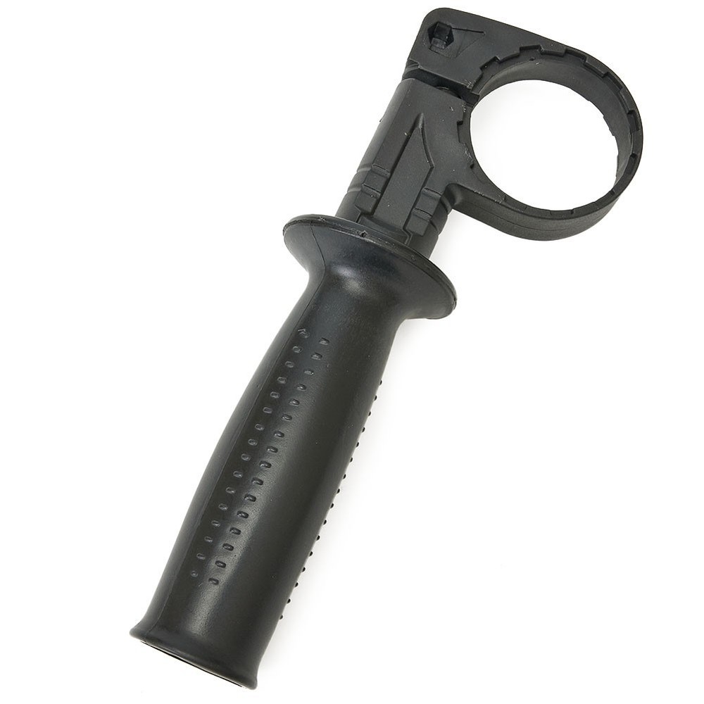 Versatile Black Hammer Drill Side Handle for Various Power Tools