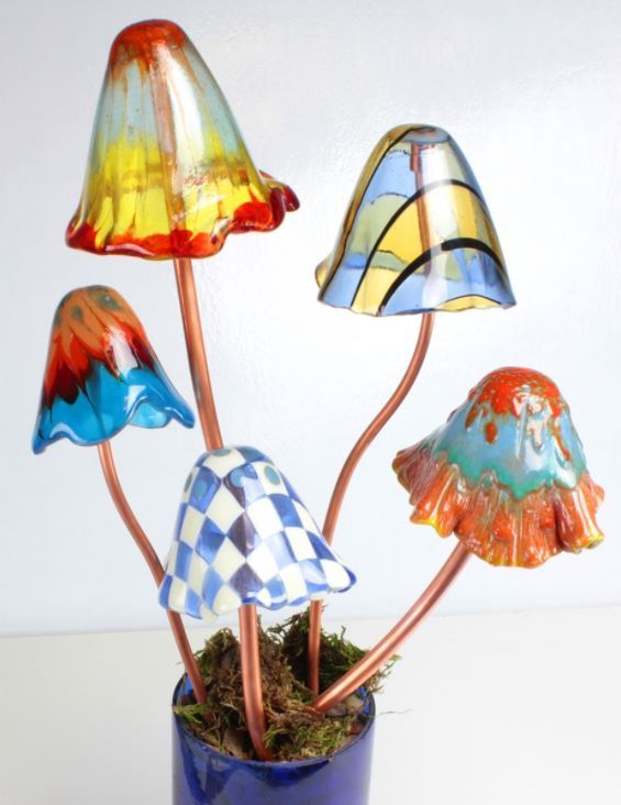 Bell Mushroom Drape Mold - Glass Fusing #GM209